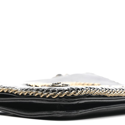 Chanel Calfskin Chain CC Byzance Flap Black 9 of 14