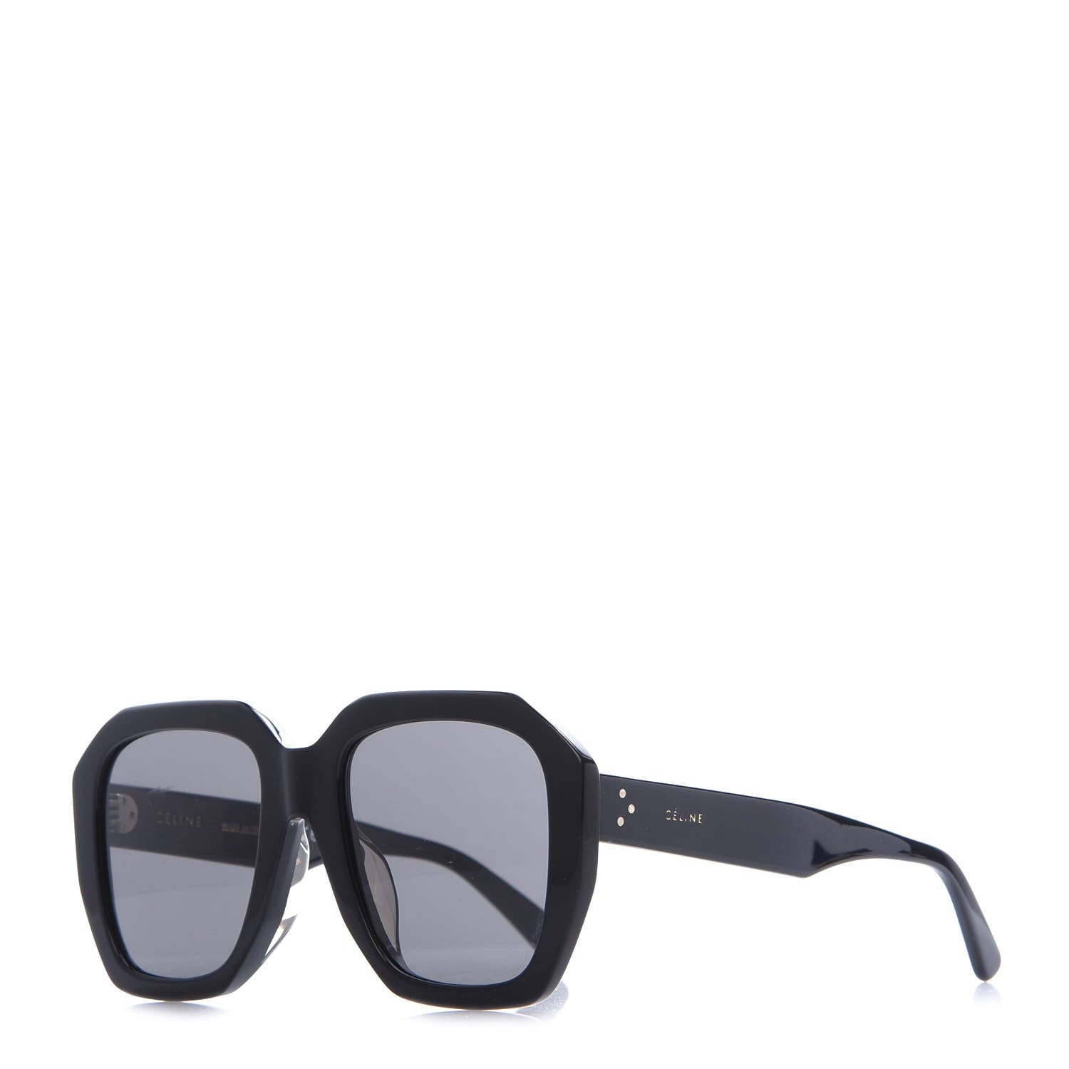 Celine Acetate Square Sunglasses CL40045F Black 1 of 6