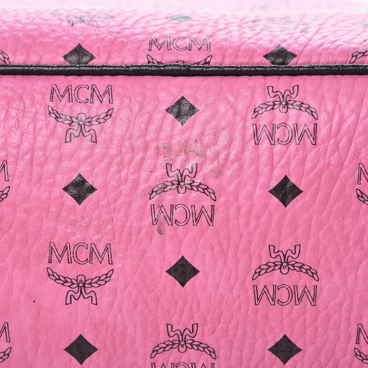 MCM Visetos Medium Liz Reversible Shopper Tote Pink 15 of 20