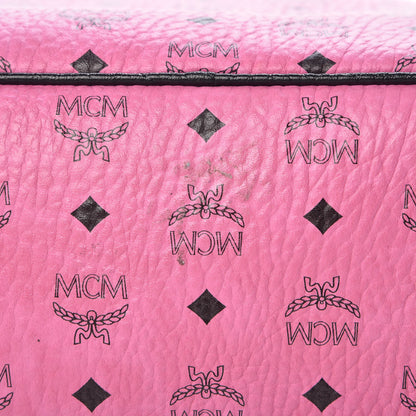 MCM Visetos Medium Liz Reversible Shopper Tote Pink 15 of 20