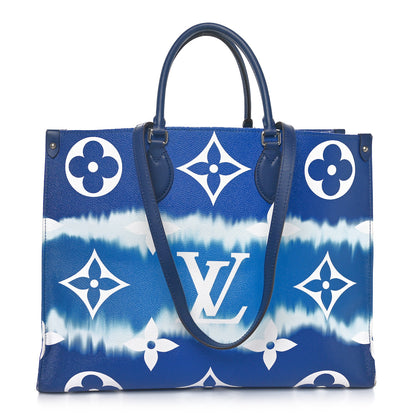 Louis Vuitton Monogram Escale Onthego GM Blue 1 of 9