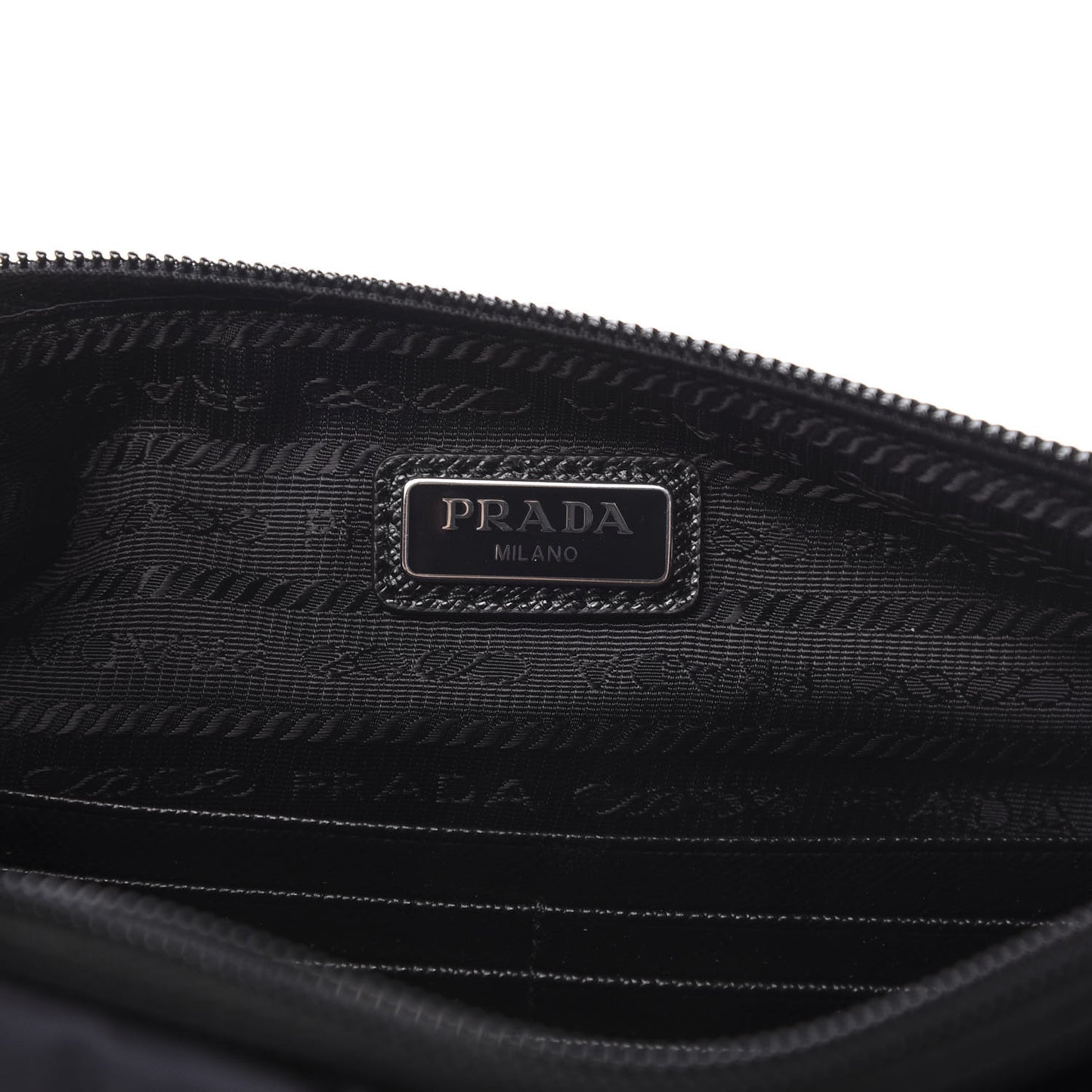 Tessuto Nylon Saffiano Patch Camouflage Pouch Blue Black