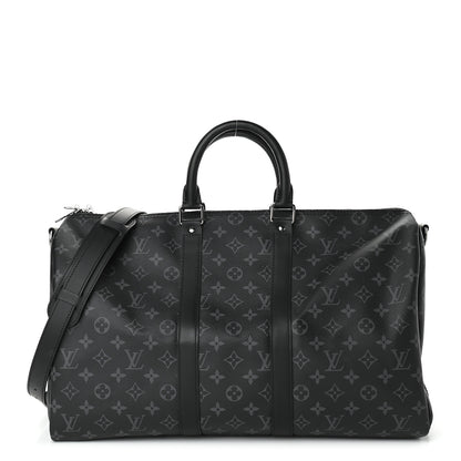 Louis Vuitton Monogram Eclipse Keepall Bandouliere 45 1 of 9