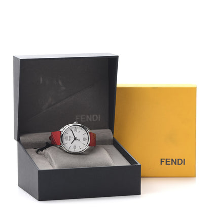Fendi Stainless Steel Calfskin 34mm Momento Date Quartz Watch 8 of 8