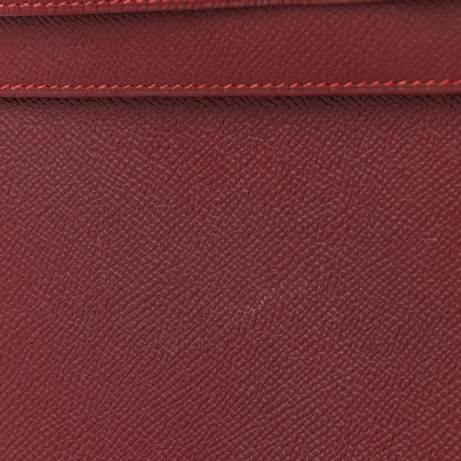 Hermes Epsom Kelly Sellier 32 Rouge H 13 of 22