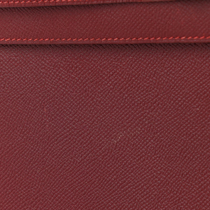 Hermes Epsom Kelly Sellier 32 Rouge H 13 of 22