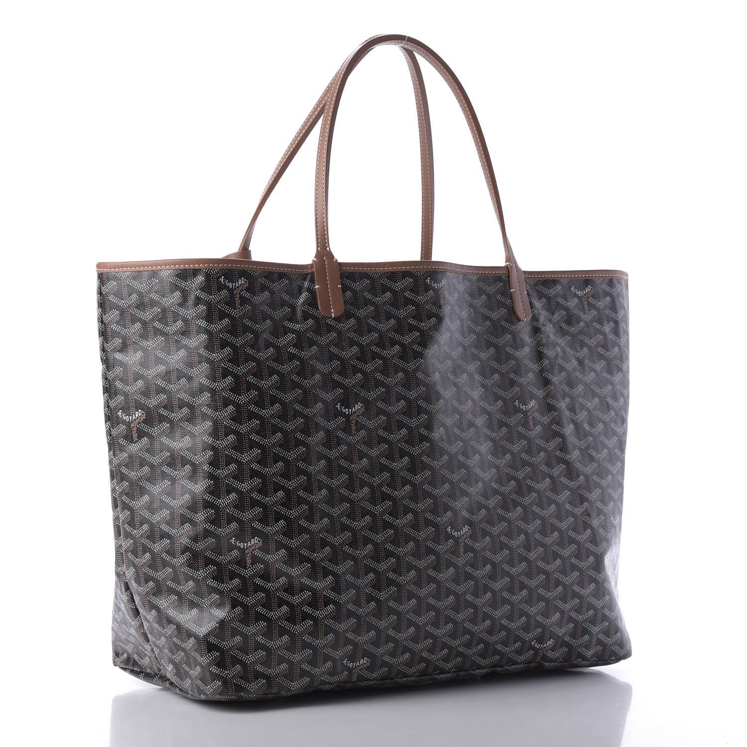 Goyard Goyardine Saint Louis GM Black Gold 3 of 7