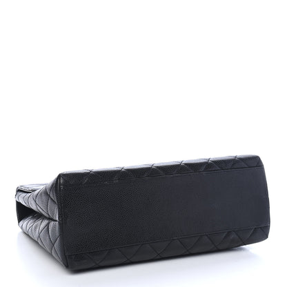 Chanel Caviar Quilted Jumbo Kelly Flap Black 4 of 10
