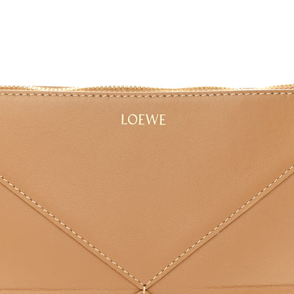 Loewe Shiny Calfskin Puzzle Fold Pouch Warm Desert 7 of 9
