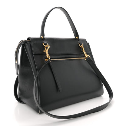 Celine Drummed Calfskin Mini Belt Bag Black 3 of 14