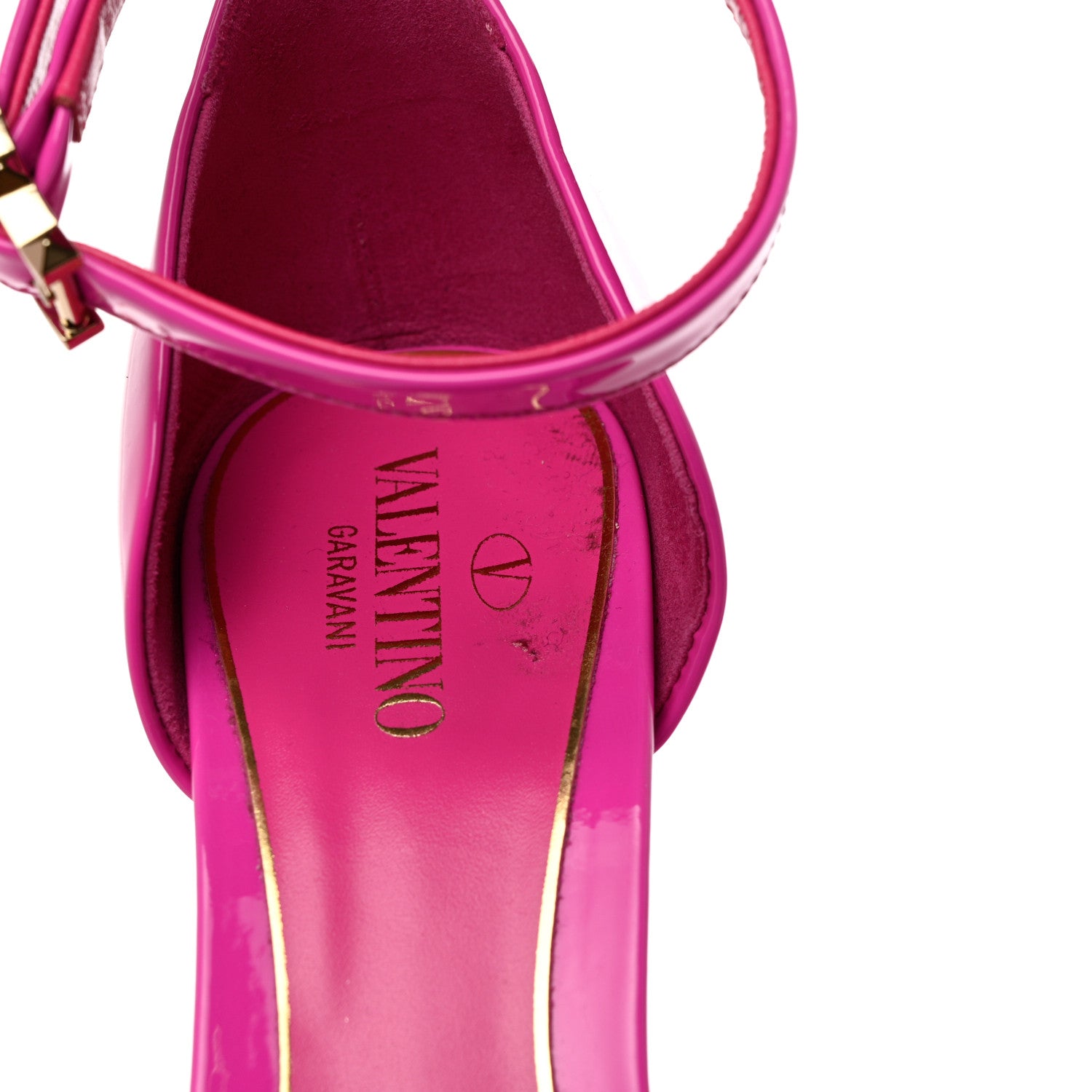 Valentino Garavani Patent DiscoBox 80/180mm Platform Pumps 37 Pink PP 9 of 10