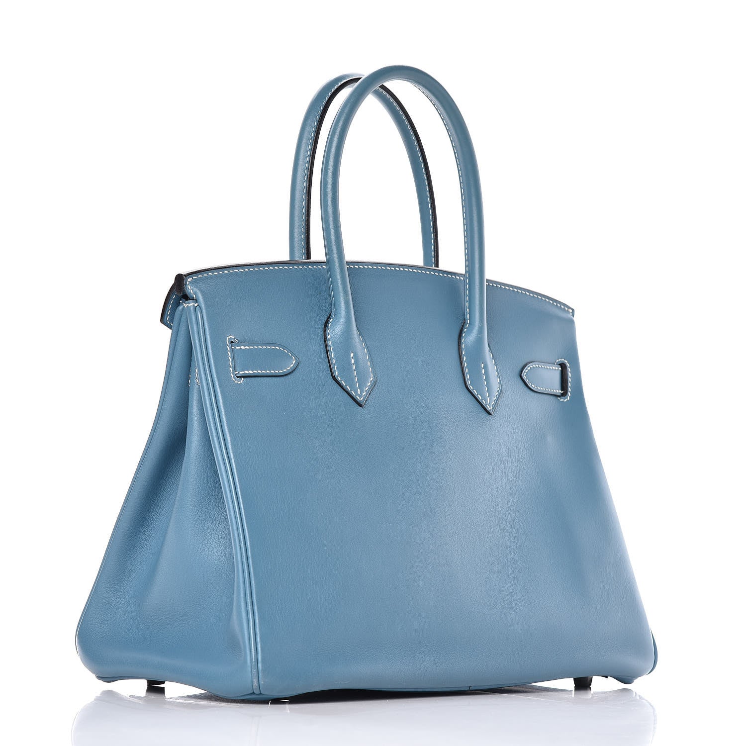 Hermes Swift Birkin 30 Blue Jean 3 of 22