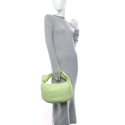 Bottega Veneta Nappa Intrecciato Teen Jodie Hobo Pistachio 2 of 9