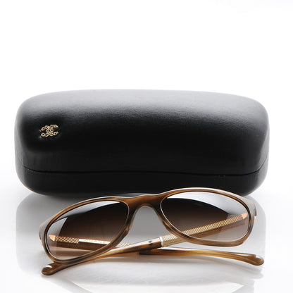 Chanel CC Sunglasses 5185 Light Brown Tortoise 8 of 8