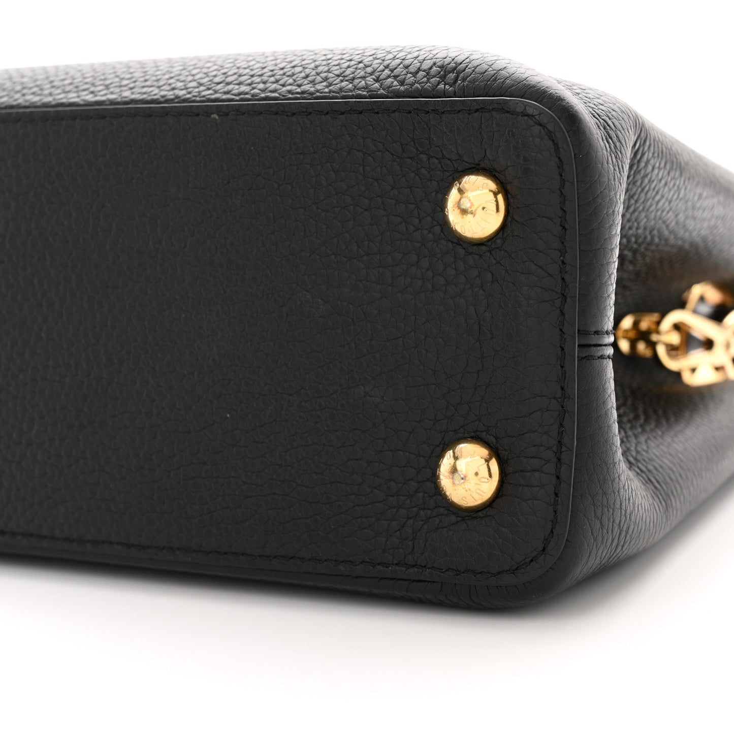 Taurillon Capucines PM Black Rose Berlingot