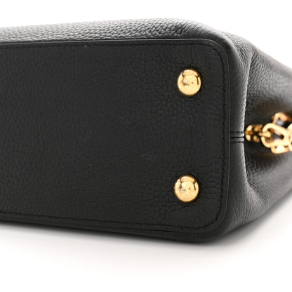 Louis Vuitton Taurillon Capucines PM Black Rose Berlingot 9 of 14