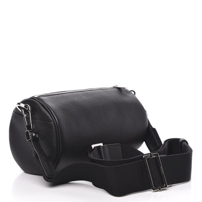 Christian Dior HOMME Grained Calfskin Mens Roller Pouch Black 2 of 8