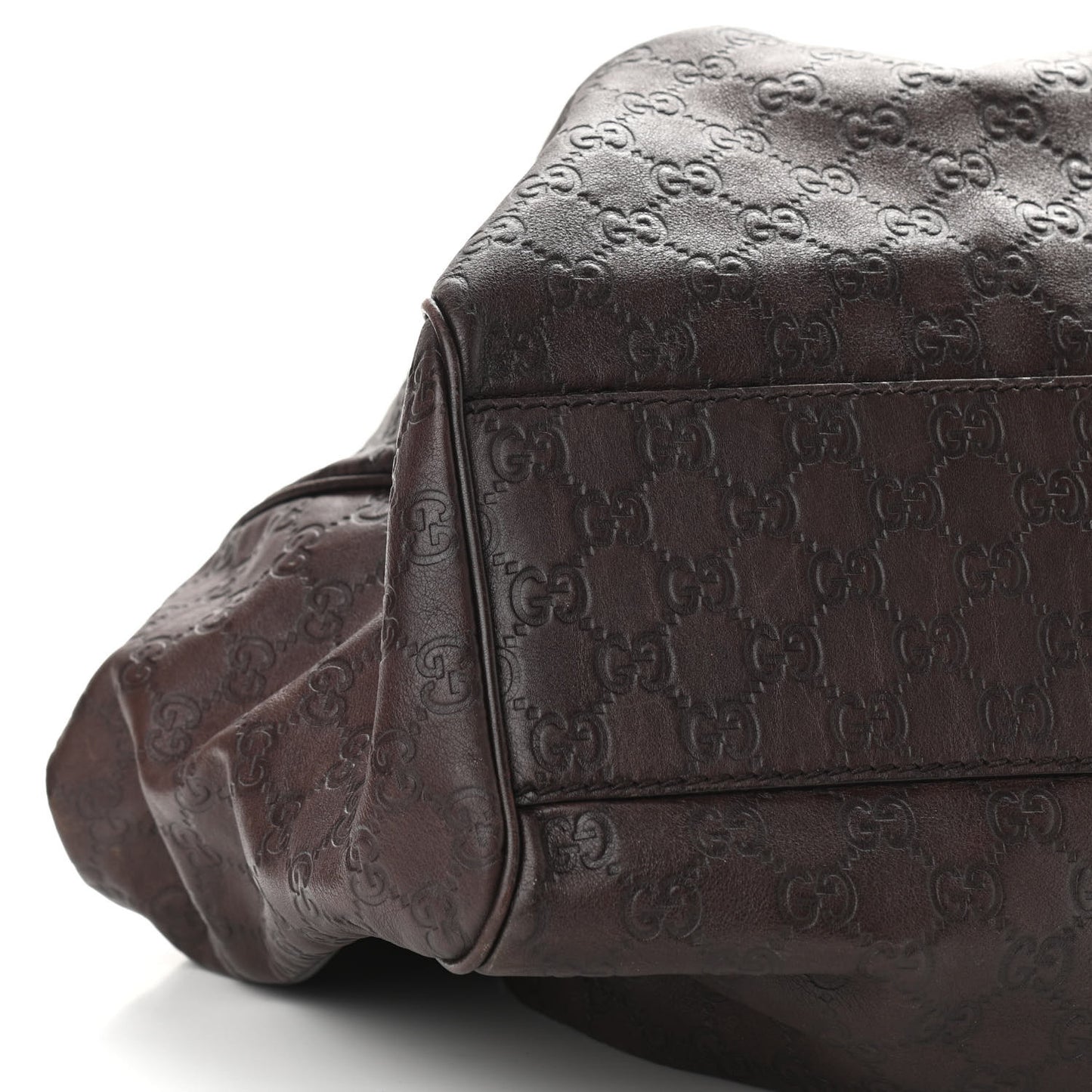 Guccissima Signature Large Sukey Tote Chocolate