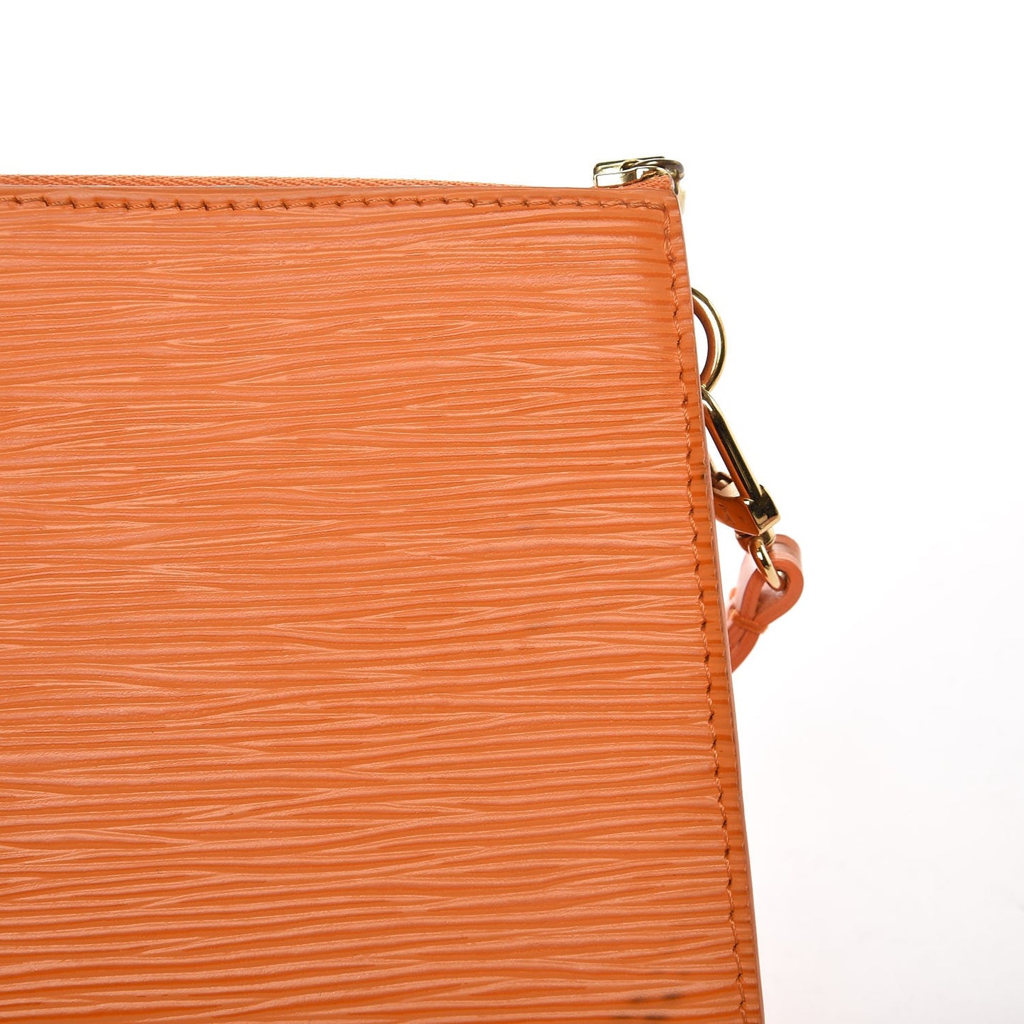 Epi Pochette Accessories 24 Mandarin