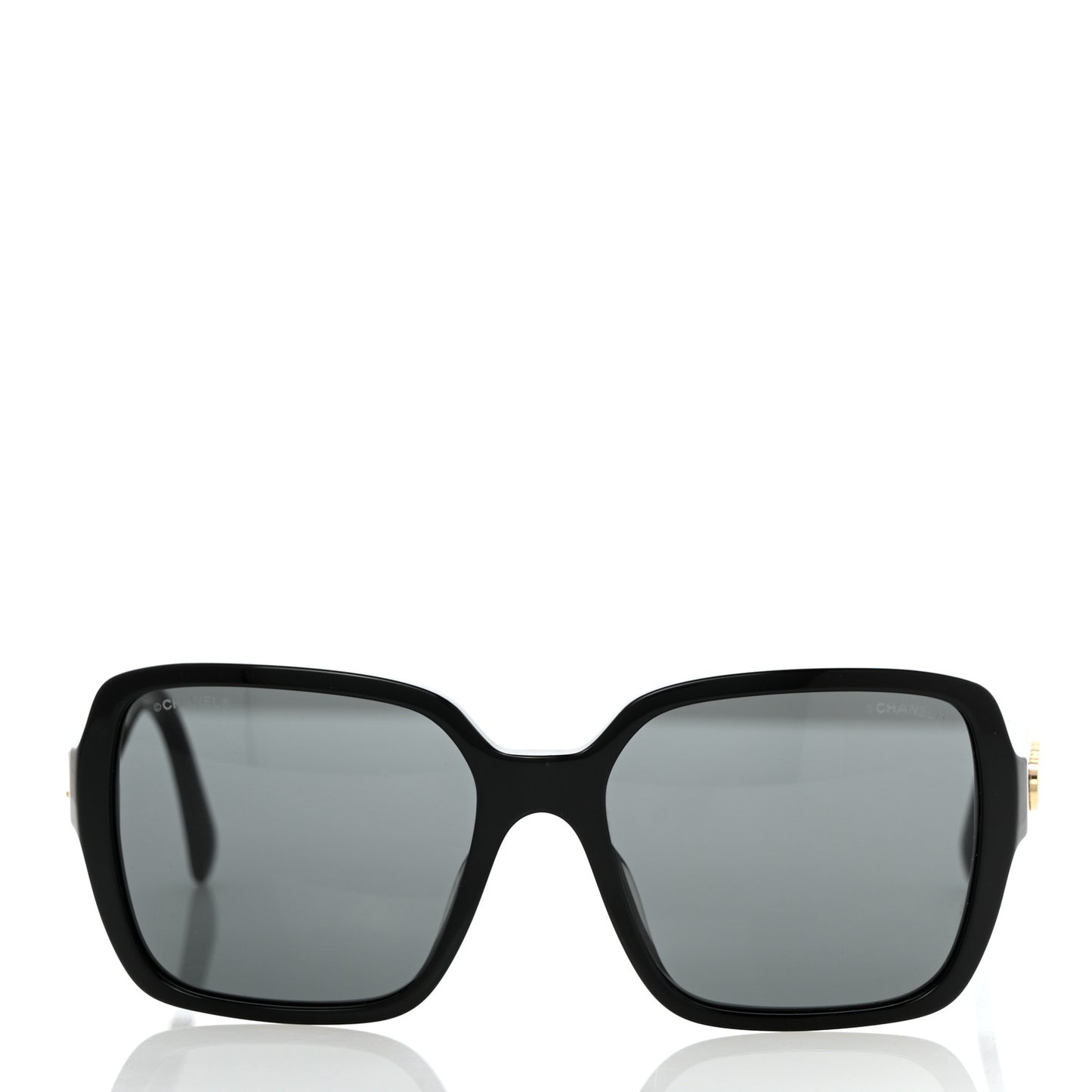 Acetate Square Sunglasses 5408-A Black