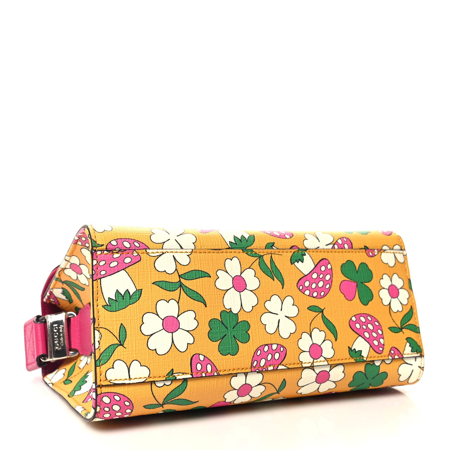 Gucci Canvas Childrens Flower Mushroom Print Shoulder Bag 4 of 10