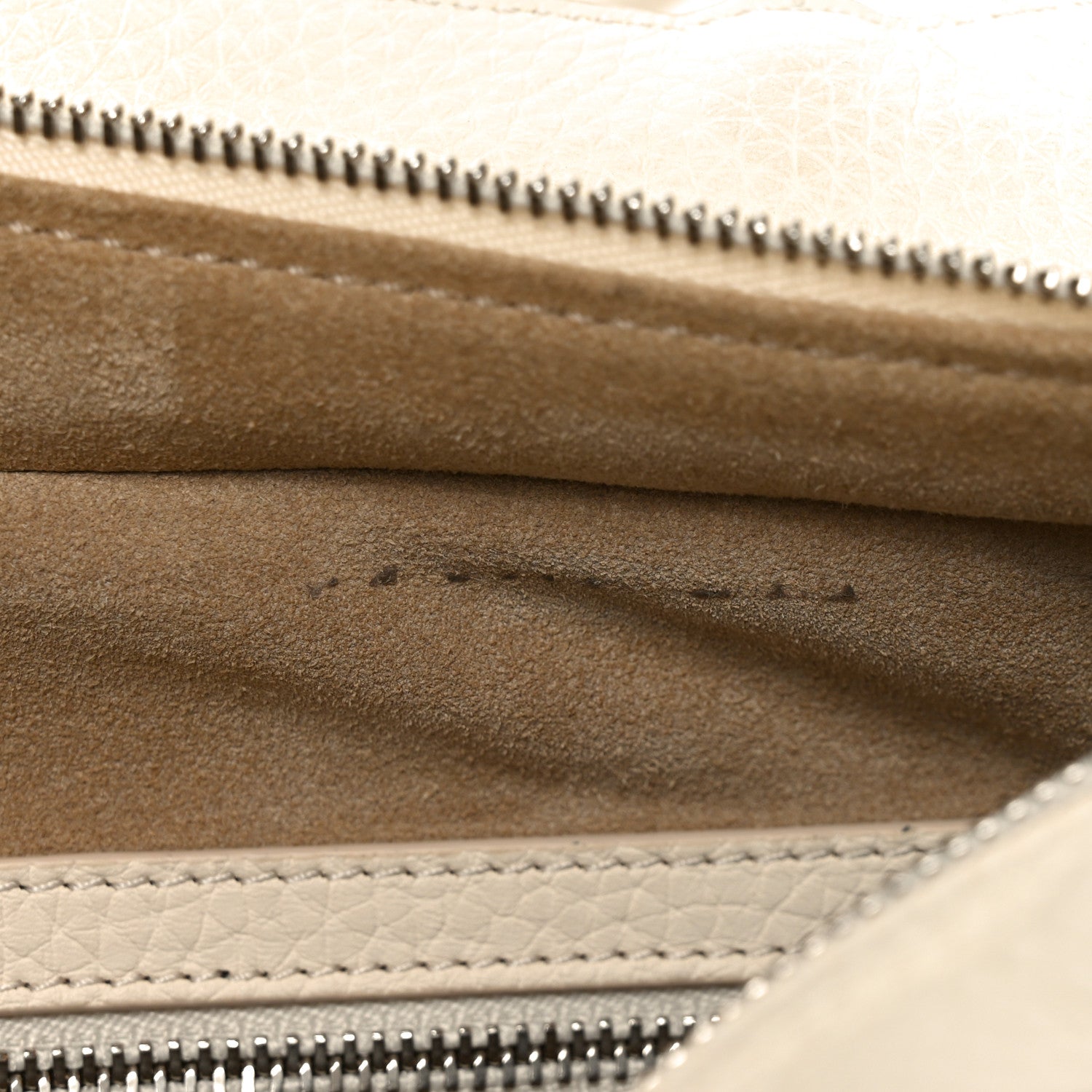 The Row Grained Calfskin Medium Portfolio Tote Ivory 10 of 10