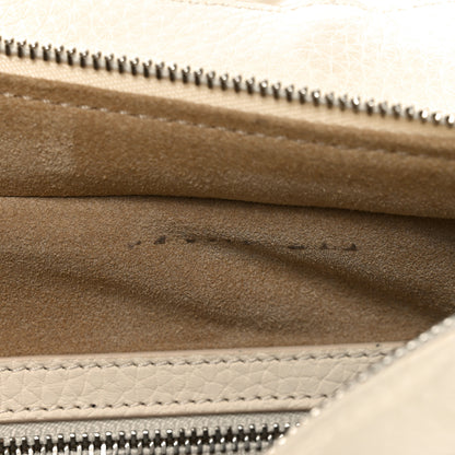The Row Grained Calfskin Medium Portfolio Tote Ivory 10 of 10