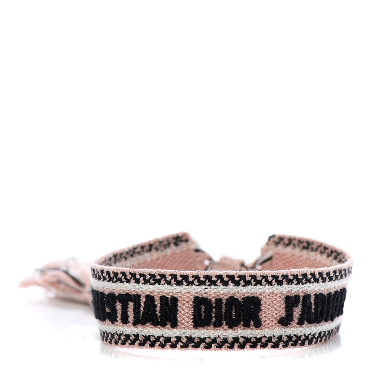 Woven Cotton J'Adior Friendship Bracelet Pink