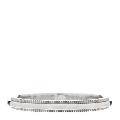 Tiffany Platinum 2mm Milgrain Wedding Band Ring 49 5 1 of 4
