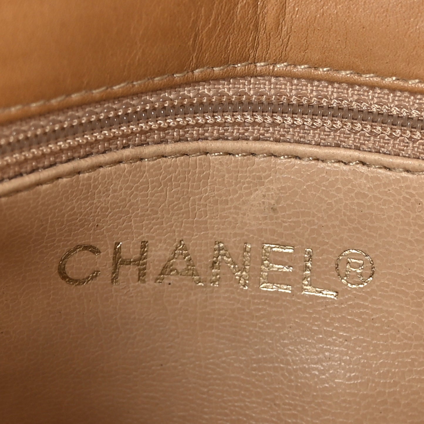 Lambskin Quilted Extra Mini Flap Beige