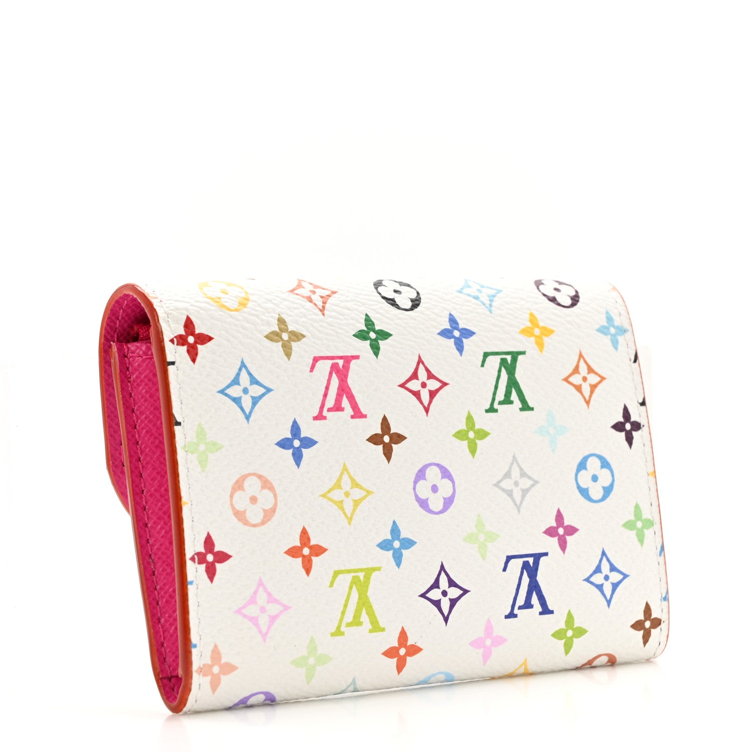 Louis Vuitton LV X TM Monogram Multicolor Rosalie Coin Purse White Kawaii Pink 3 of 6