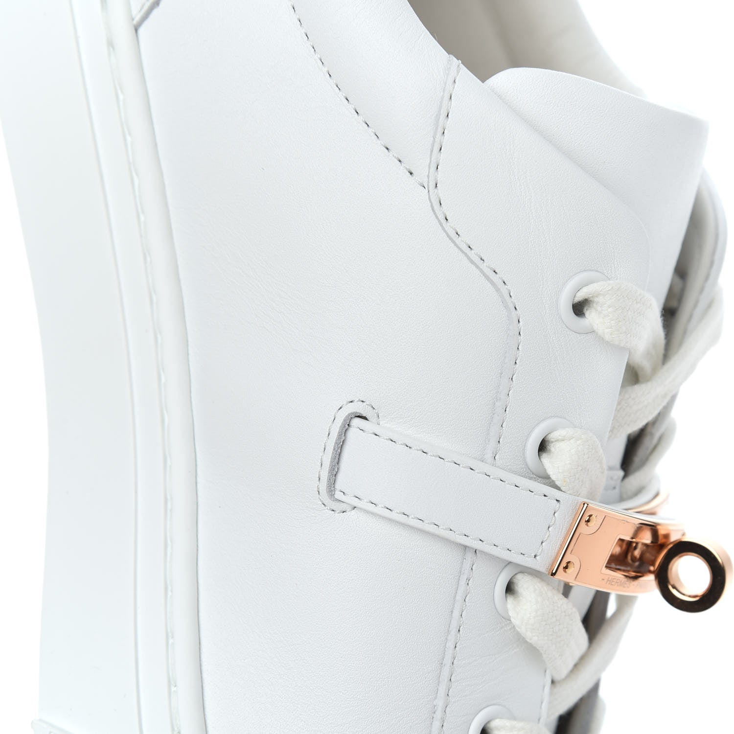 Hermes Calfskin Day Sneakers 40 White 9 of 15