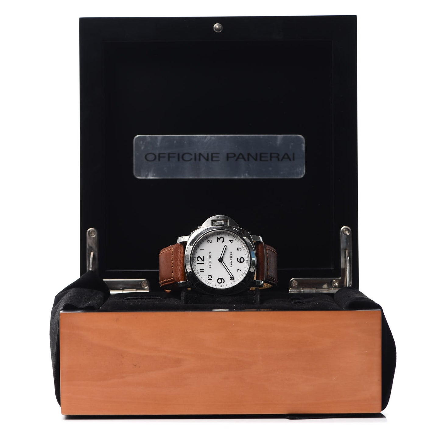 Stainless Steel Calfskin 44mm Luminor Marina Manual Winding Watch PAM00114