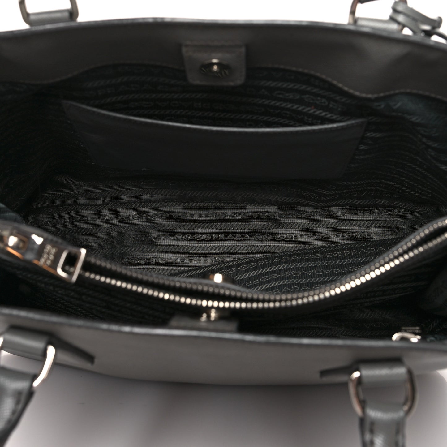 Saffiano Medium Galleria Double Zip Tote Marmo