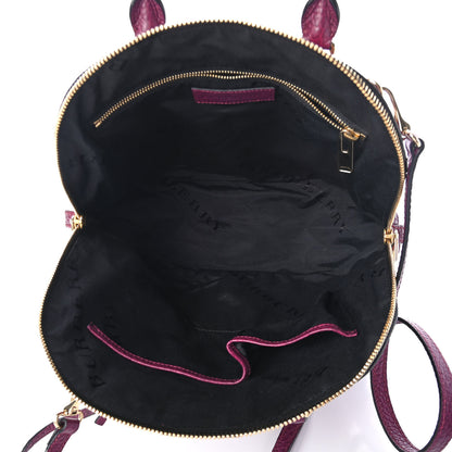 Burberry Heritage Grain Medium Orchard Bowling Bag Damson Magenta 4 of 4