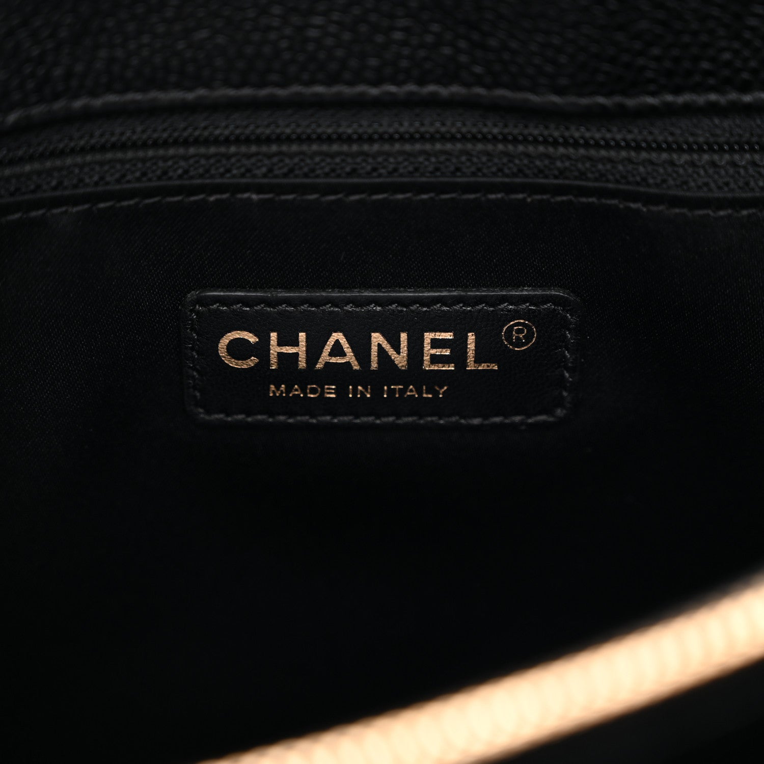 Chanel Caviar Quilted Grand Shopping Tote GST Black 6 of 10