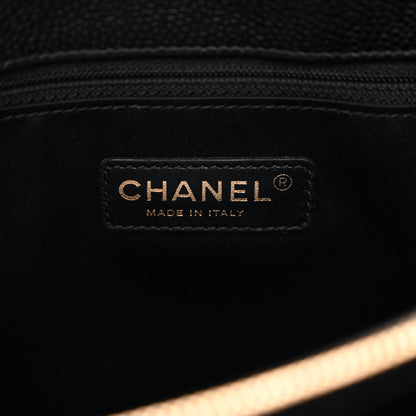 Chanel Caviar Quilted Grand Shopping Tote GST Black 6 of 10