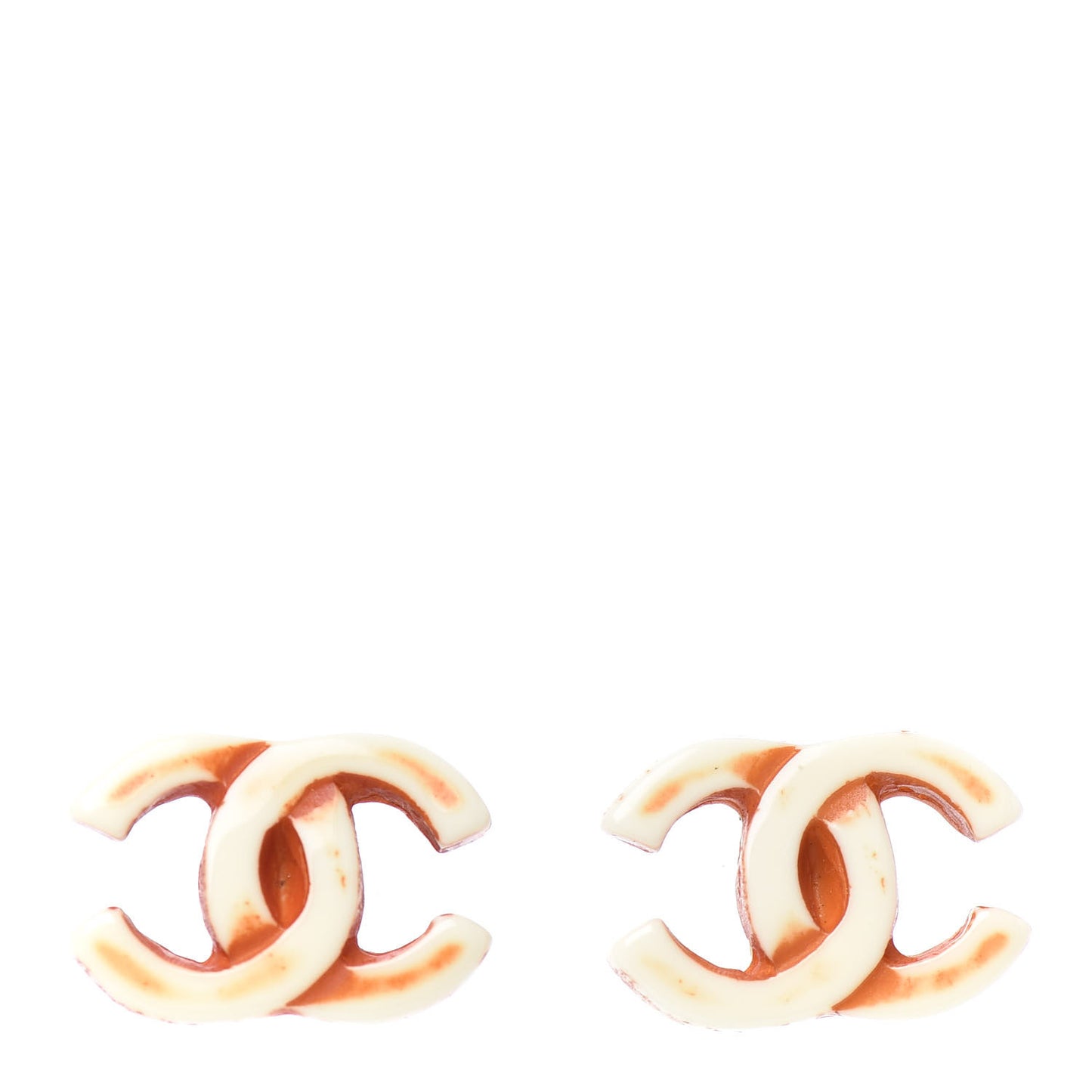 Resin CC Clip On Earrings