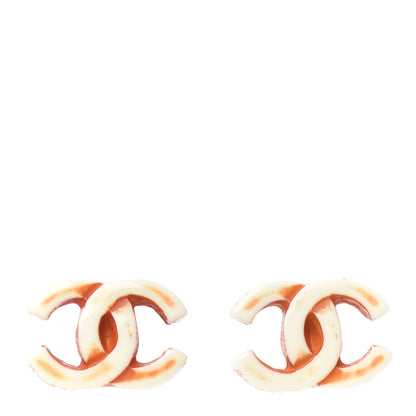 Chanel Resin CC Clip On Earrings 1 of 4