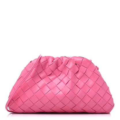 Bottega Veneta Nappa Intrecciato The Mini Pouch Rosa Shock 1 of 9
