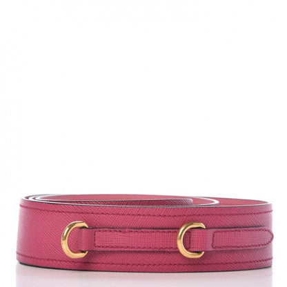 Prada Saffiano Shoulder Strap Peonia 2 of 5