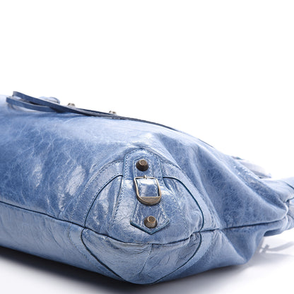 Balenciaga Chevre Classic Hardware Purse Bleu 8 of 9