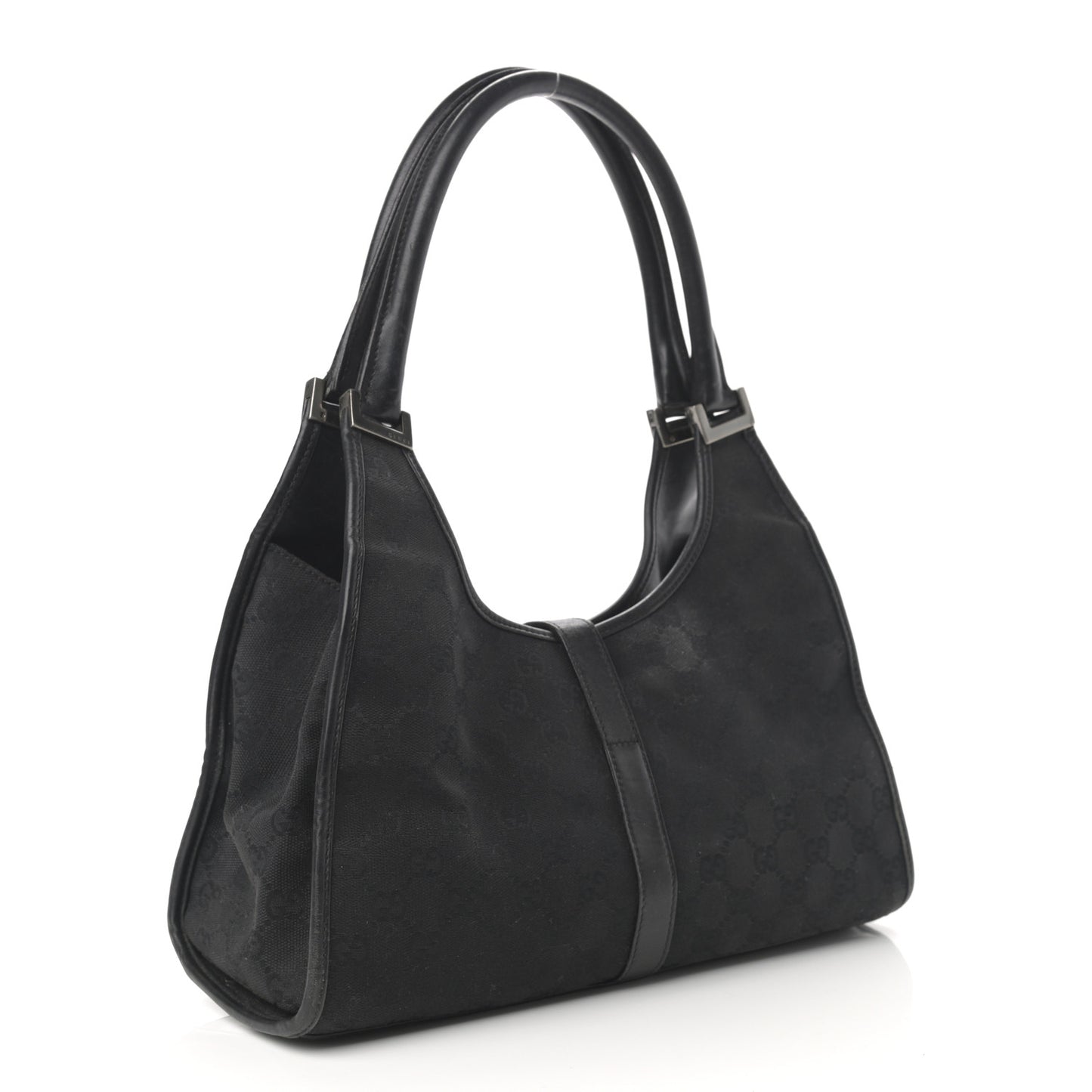 Monogram Small Bardot Black