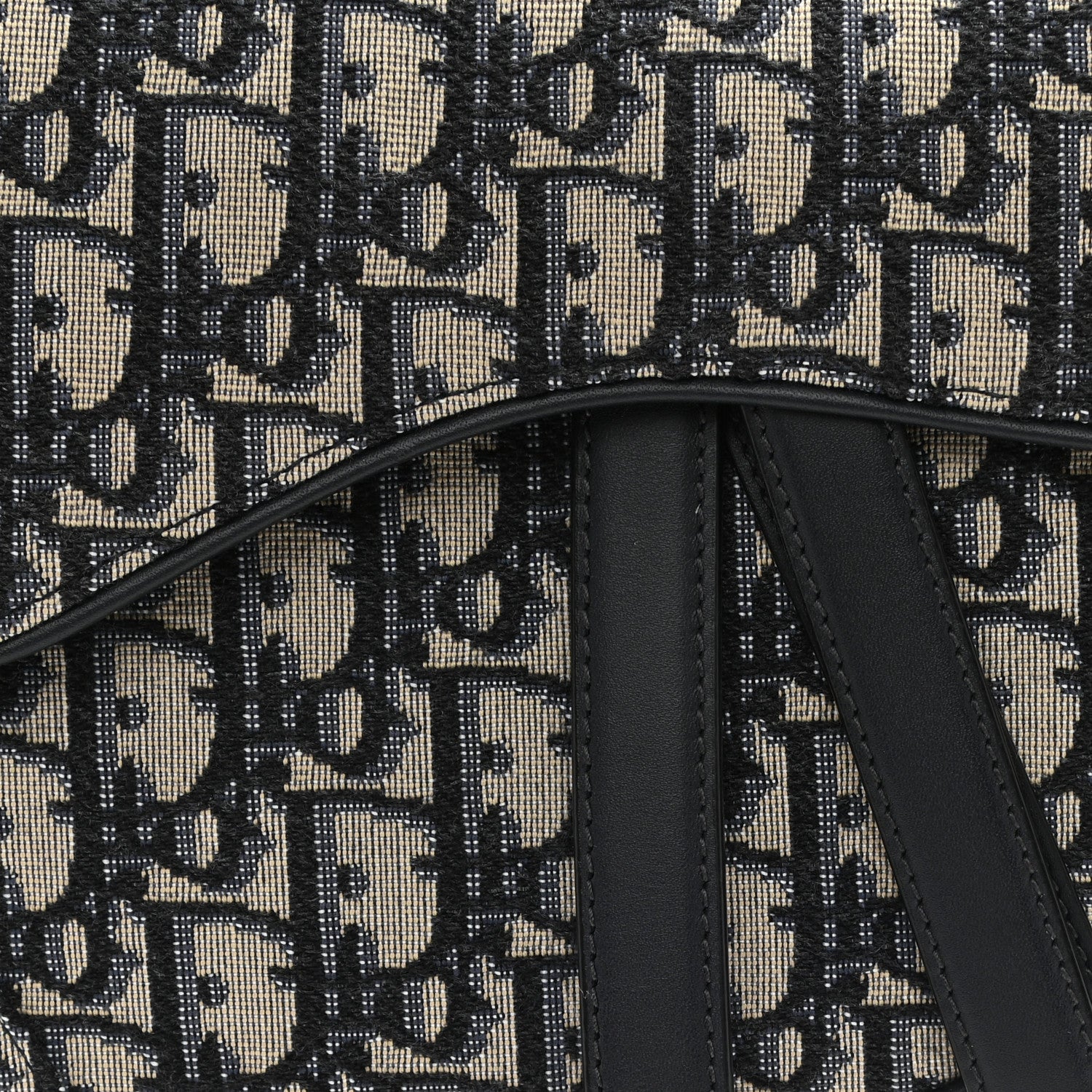 Christian Dior Oblique Saddle Bag Blue 8 of 8