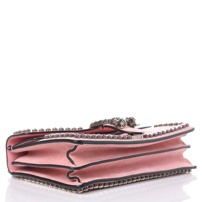 Gucci Suede Crystal Small Dionysus Shoulder Bag Peonia 4 of 10
