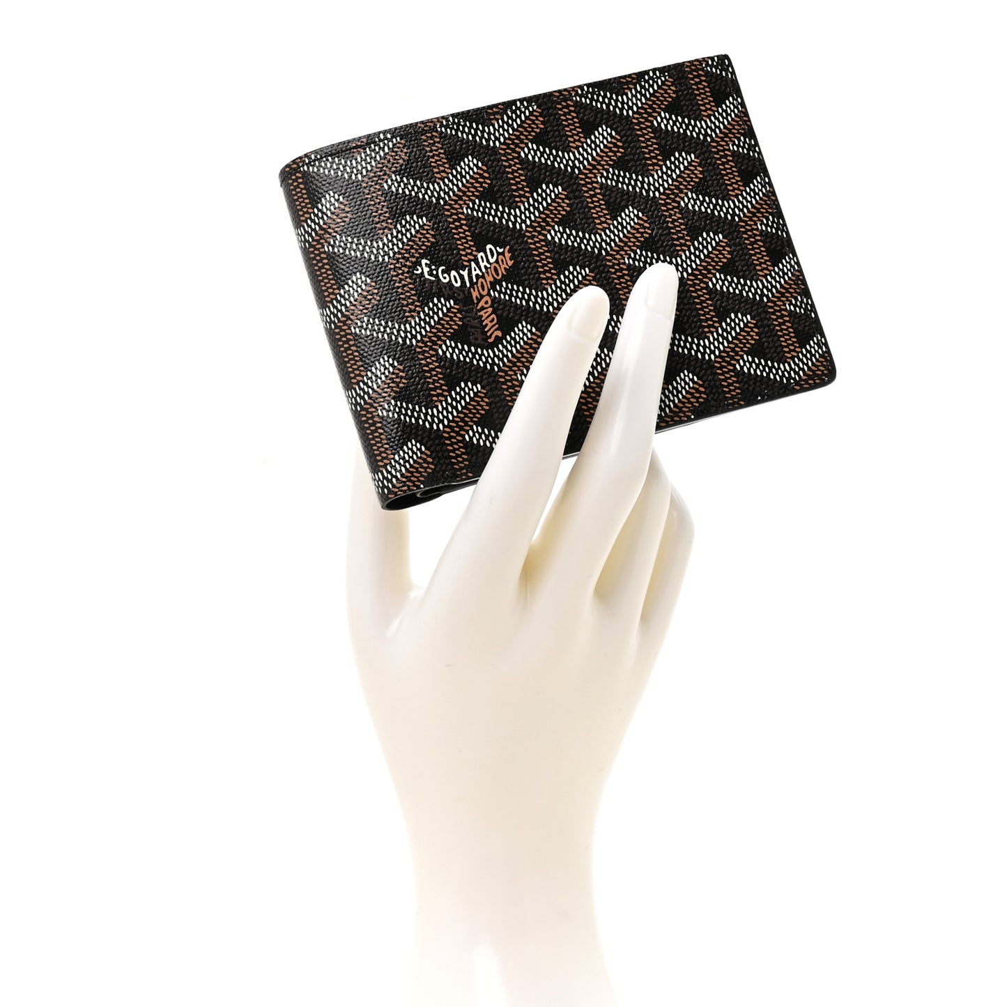 Goyardine Victoire Bi-Fold Wallet Black
