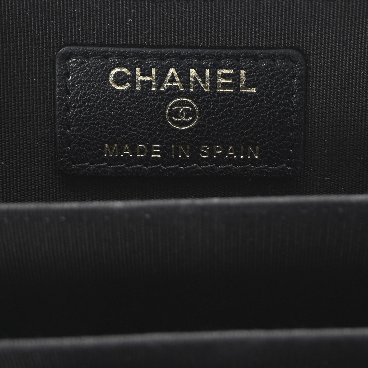 Chanel Sheepskin Quilted Mademoiselle Vintage Zip Coin Purse Black 6 of 8