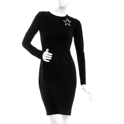 Chanel Ruthenium Crystal Star CC Brooch 2 of 4