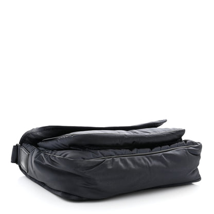 Saint Laurent Nylon Niki Messenger Dark Blueberry Black 4 of 10
