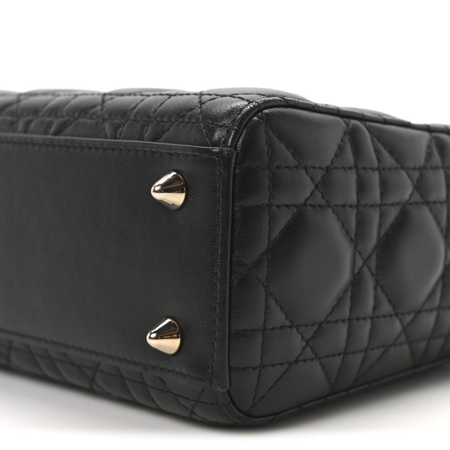 Lambskin Cannage Small My ABCDior Lady Dior Black